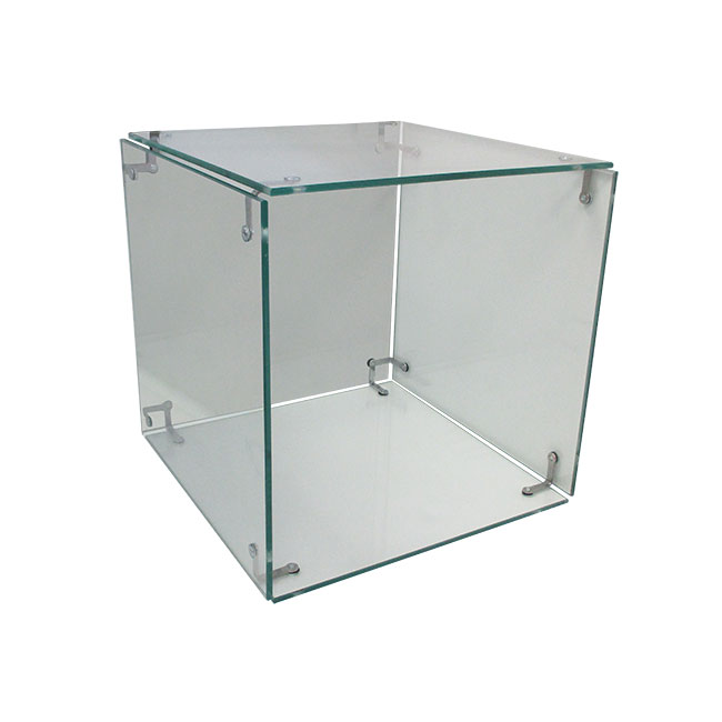 Cubo singolo in vetro temperato