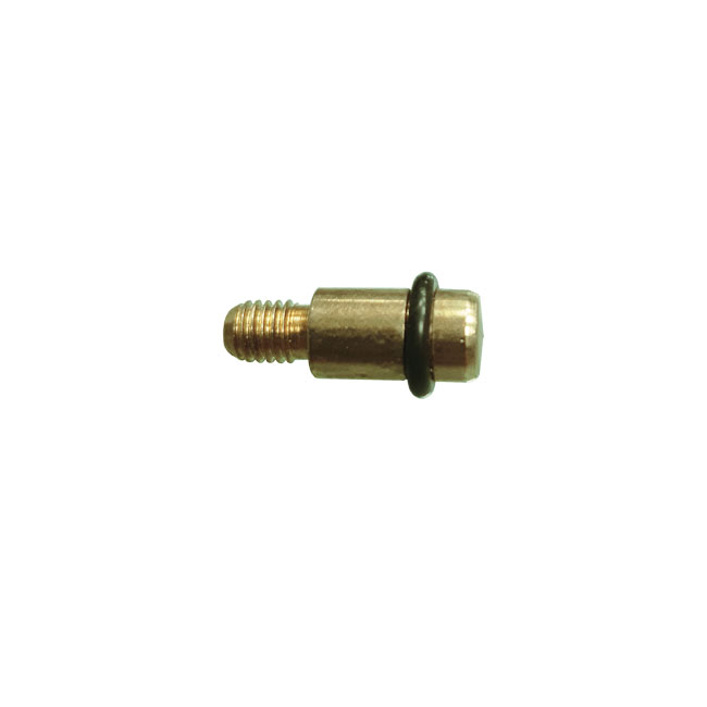 Bussolotto reggi vetro con filettatura M5 e Oring